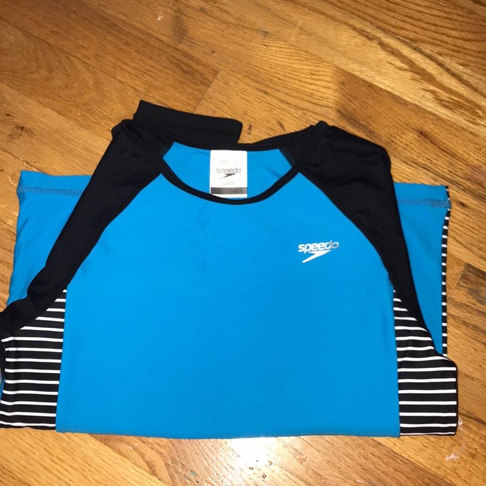 Speedo girls swim tee